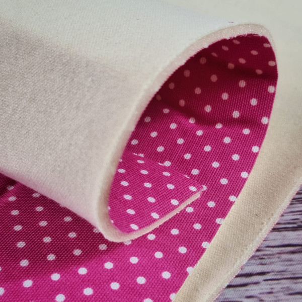 EcoBaFo | bedruckt | Pünktchen | pink