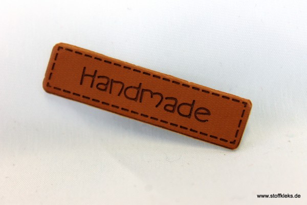 Label | Applikation | Lederimitat | 5x handmade