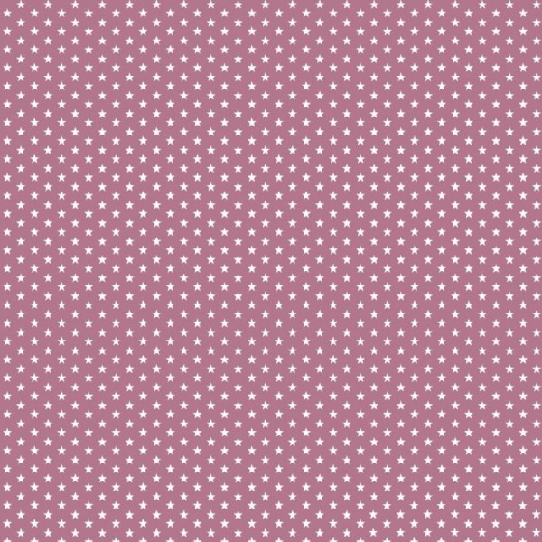 Baumwolle | bedruckt | 4mm little stars | malve