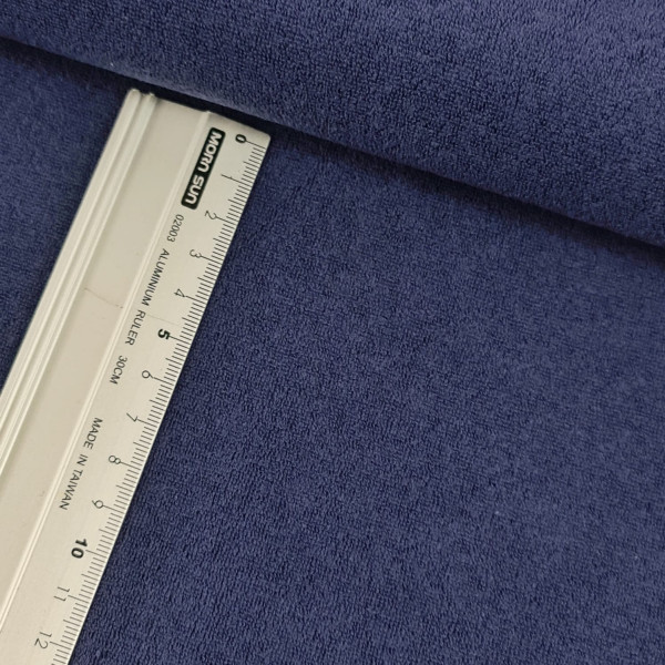 Bekleidungsfrotte | doubleface | uni | dunkelblau