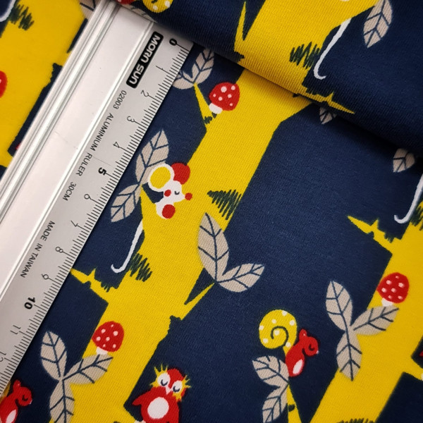 Jersey | bedruckt | sleep well | blau