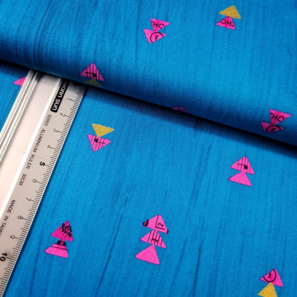 Baumwolle | bedruckt | Windham Fabrics | Formen | blau