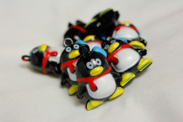 Glöckchen | Pinguin mit Schal