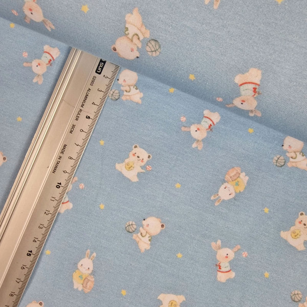 Jersey | bedruckt | little animals | hellblau