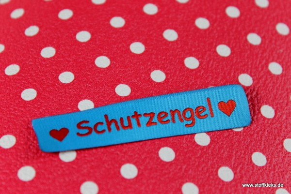 Applikation | Label | Schutzengel | blau