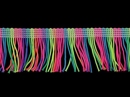 Fransen | neon | 5 cm