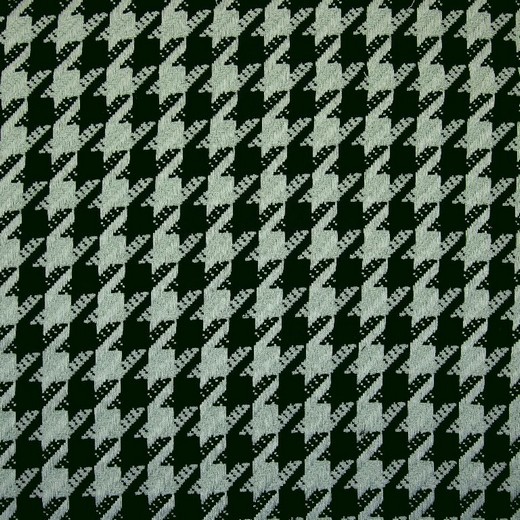 Jacquard | bedruckt | Hahnentritt | schwarz/mint