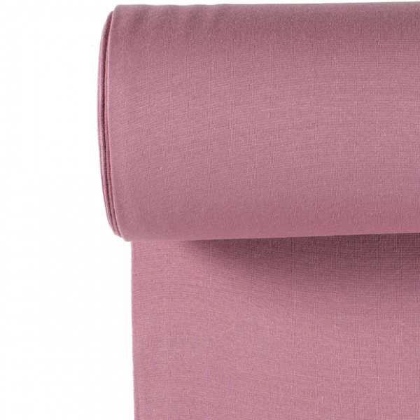Bündchen | Baumwolle | Uni | altpink