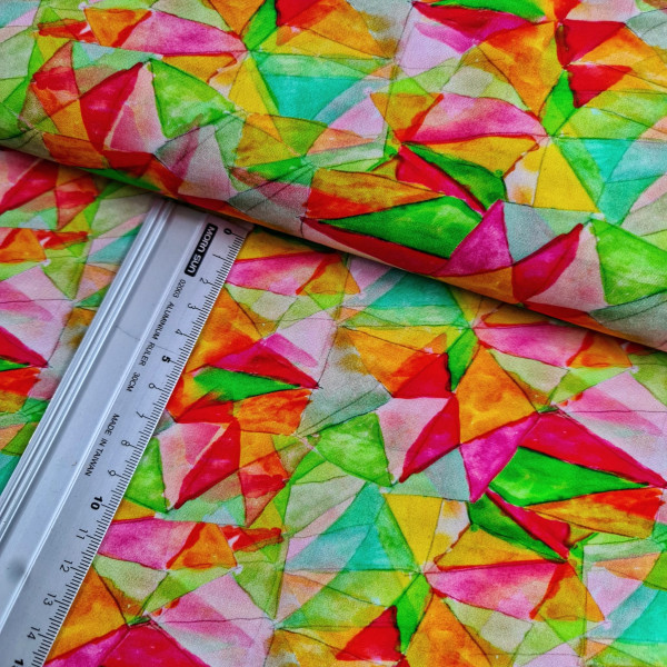 Viskose | bedruckt | like diamond | bunt