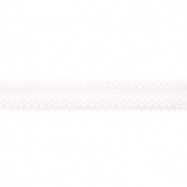 Einfasstresse / Wolltresse | 33mm | 41597 | weiß