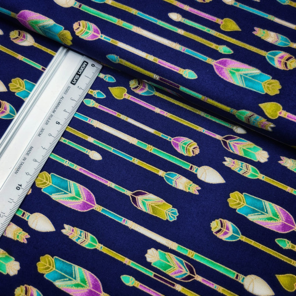 Baumwolle | bedruckt | Michael Miller | floral | blau
