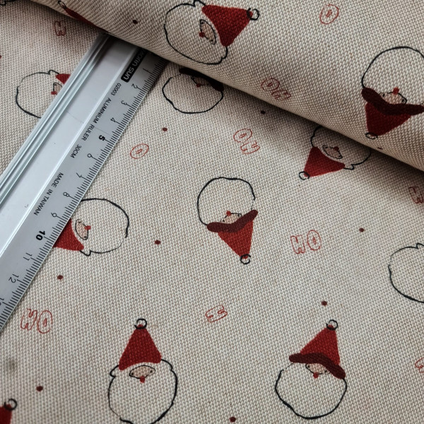 Canvas | Baumwolle | bedruckt | HoHoHo | natur