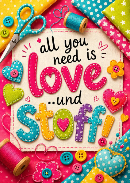 Postkarte "All you need"