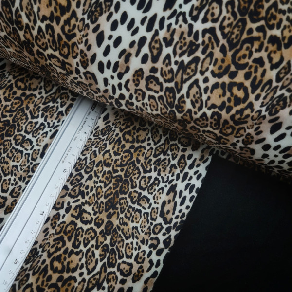 Softshell | bedruckt | animal skin | beige/weiß