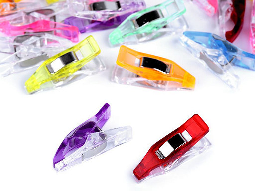 Wonderclips | Stoffklammern | schmale Spitze | bunt