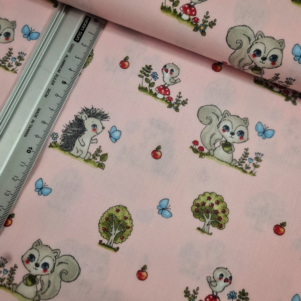 Baumwolle | bedruckt | sweeties | rosa