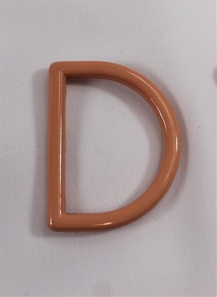 D-Ring | 30 mm | Kunststoff | apricot