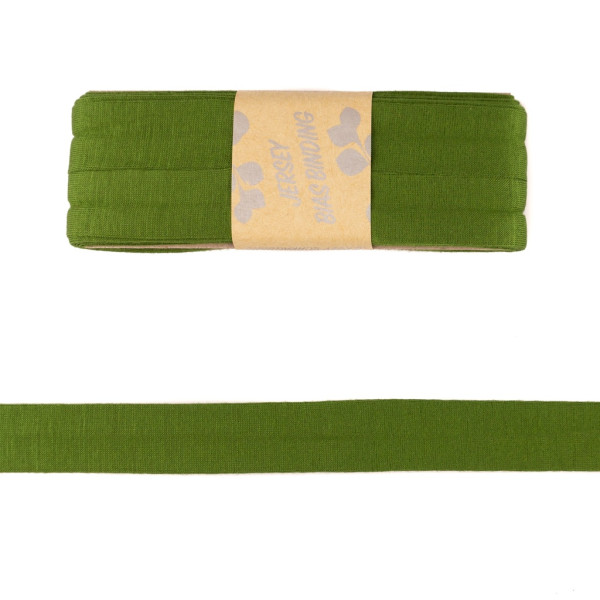 Viskose Schrägband/Einfassband | 40 / 20mm | 3m | 187151 | olive grün