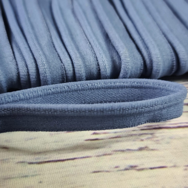 elastisches Paspelband | hellblau | 1cm