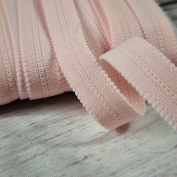 festeres Gummiband | 12mm | rosa