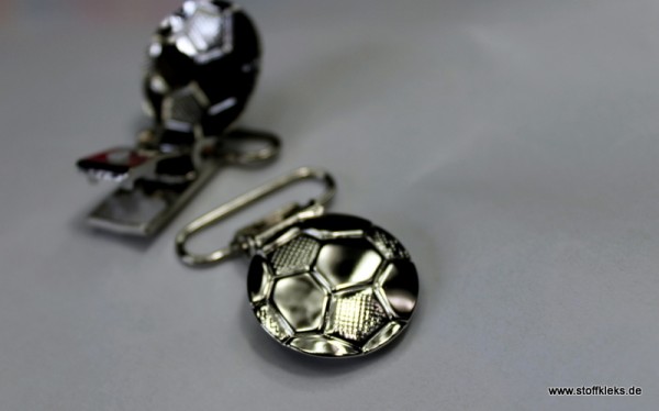 Applikation & Co | Metallclips | Rund | Fußball