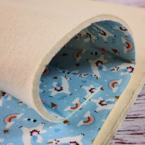 EcoBaFo | bedruckt | Zaubertier | hellblau