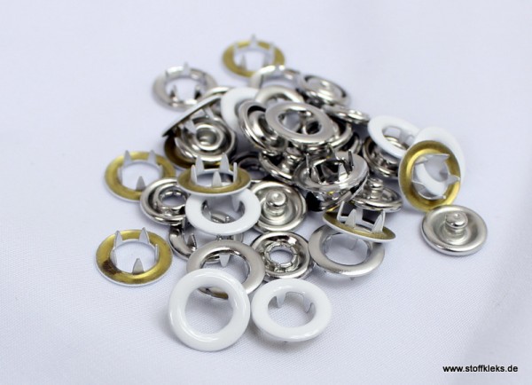 Jerseydrucker | 20 Stück | Ringe | weiss