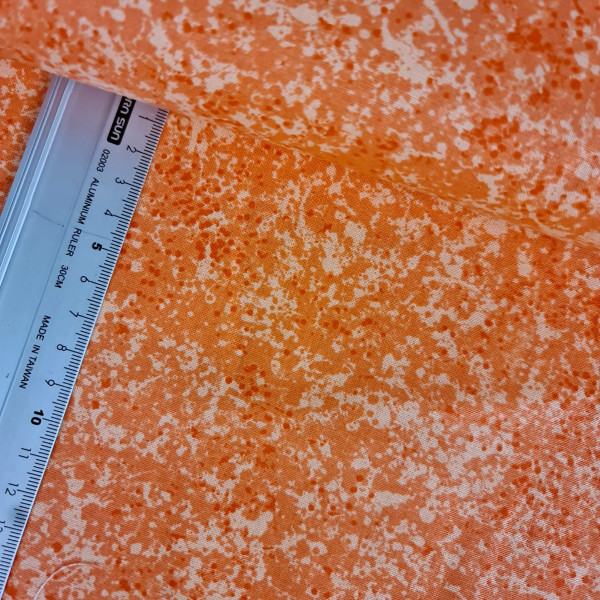 Baumwolle | bedruckt | batik klein | orange