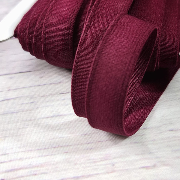 Gummiband | 17mm | weinrot