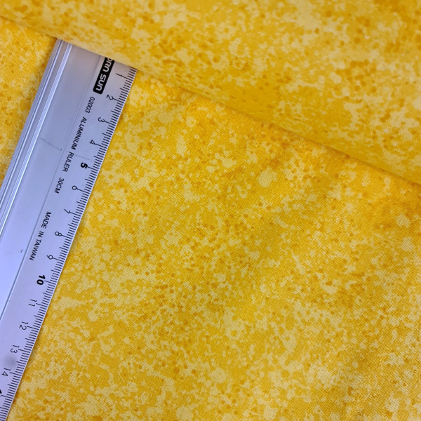 Baumwolle | bedruckt | batik klein | gelb