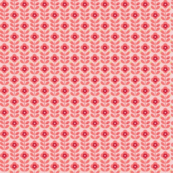 Baumwolle | bedruckt | graphic flowers | pink