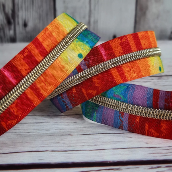Nylon-Reißverschluss | endlos | Spirale 5mm | colorfull | bunt