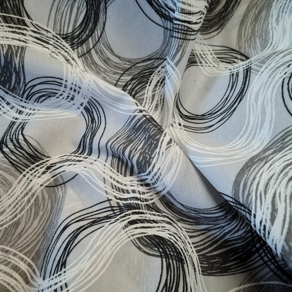 Wachstuch/beschichteter Canvas | art | hellgrau