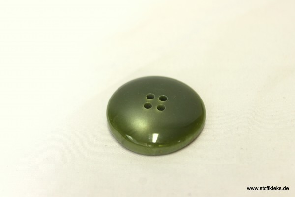 Knopf | Kunststoff | Shining green | 2,7 cm