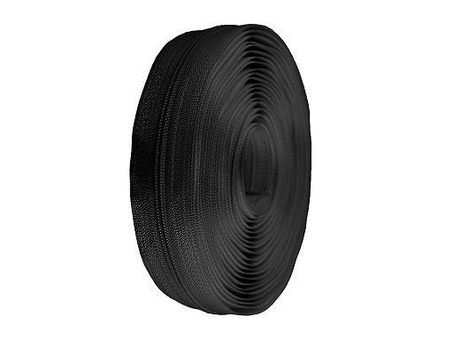 Reißverschluss | endlos | Spirale 3mm | schwarz