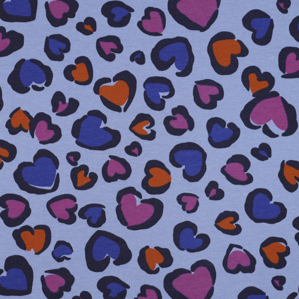 Sweat | bedruckt | hearts | lavendel