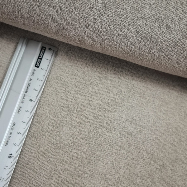 Bekleidungsfrotte | doubleface | uni | taupe
