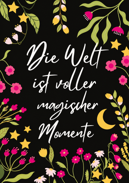 Postkarte "Magische Momente"