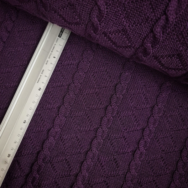 Strick | Pattern | aubergine