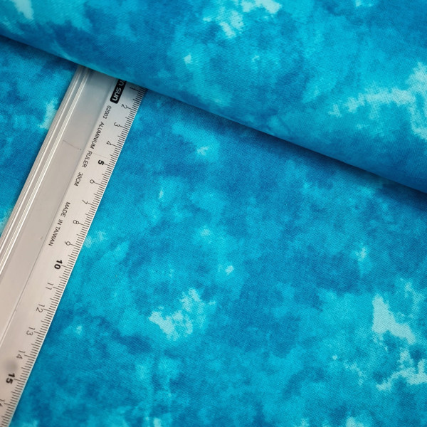 Baumwolle | bedruckt | batik | blau