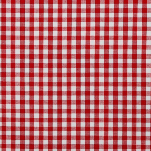 Baumwolle | Vichy | 2cm | rot/weiß