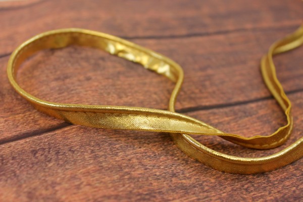 Paspelband | gold | 1cm