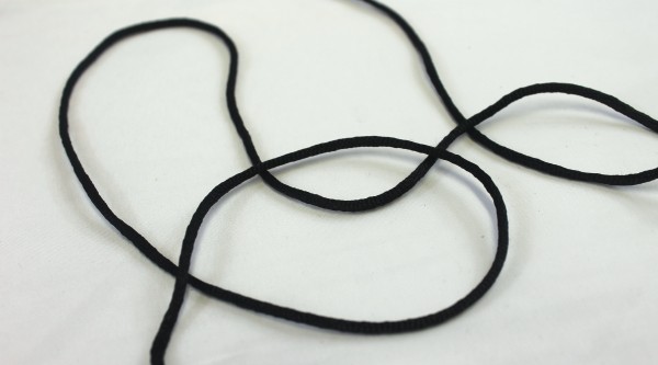 3m Satinkordel / Satinband | schwarz | 3mm