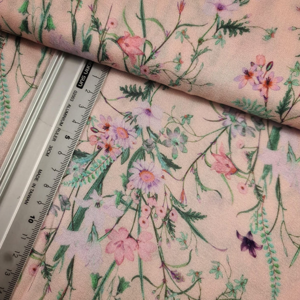 Viskose | bedruckt | spring | altrosa