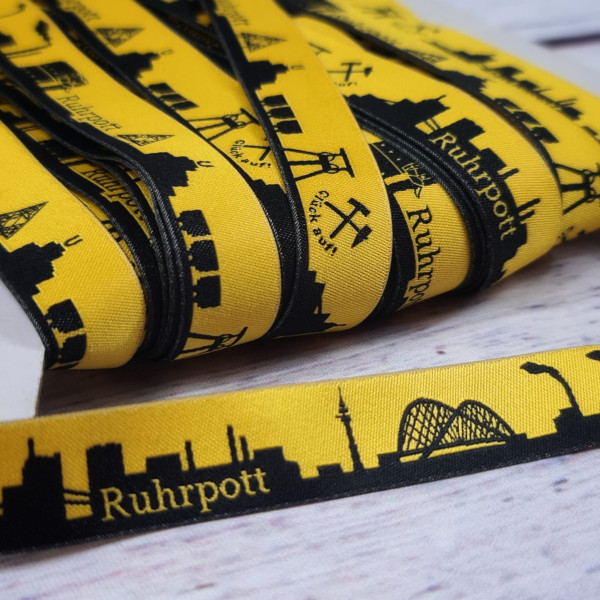 Webband | Ruhrpott | gelb/schwarz