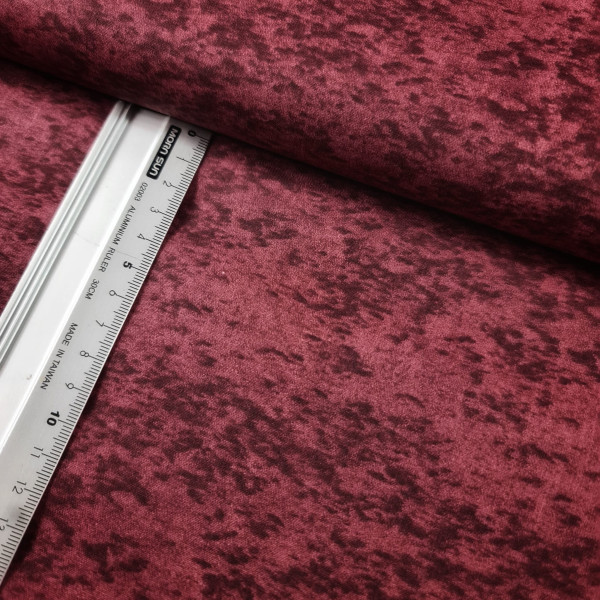 Baumwolle | bedruckt | tie - dye | bordeaux