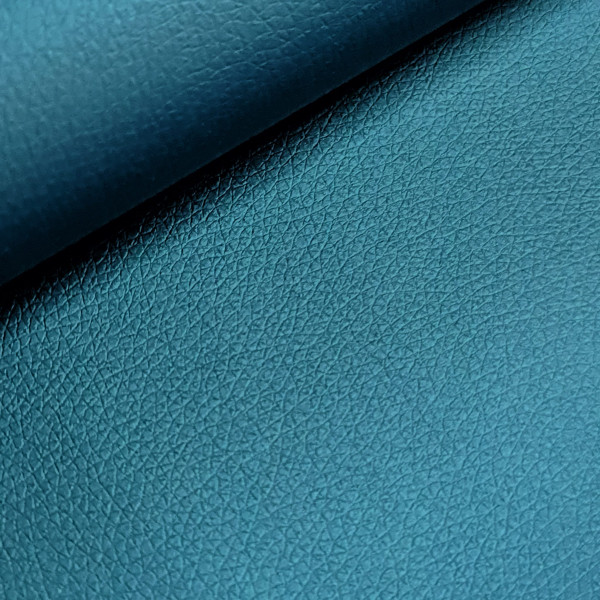 veganes Kunstleder | petrol | metallic