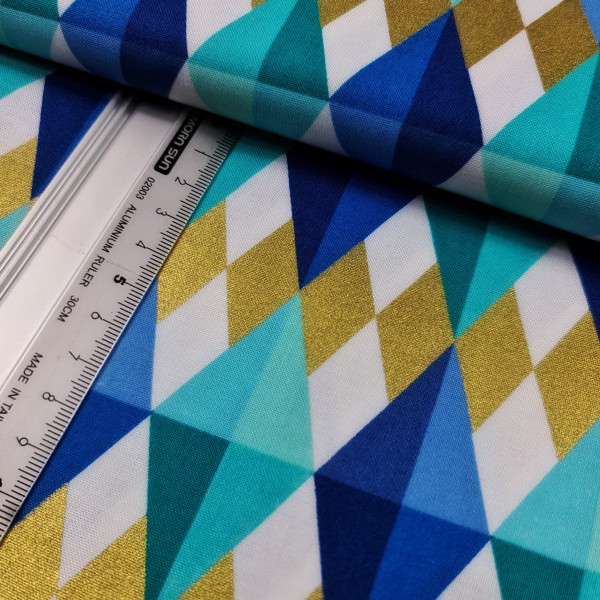 Baumwolle | bedruckt | Michael Miller | Grafik | foliert bunt