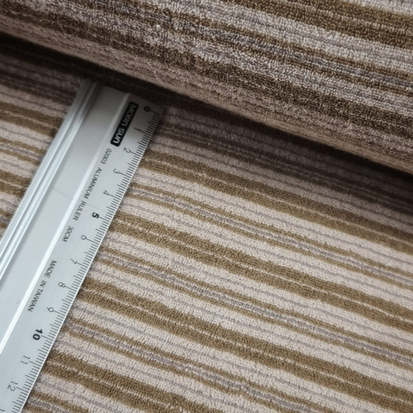 Bekleidungsfrotte | doubleface | Streifen | beige/creme