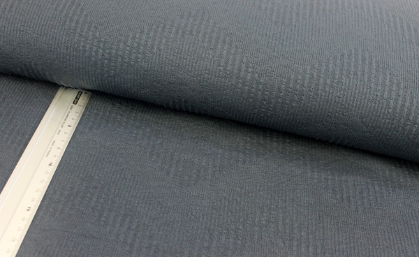 Jacquard | bedruckt | zIcKzAcK | dunkles rauchblau